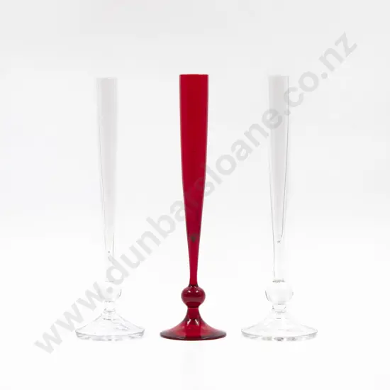 Whitefriars Three Elongated Specimen Vases