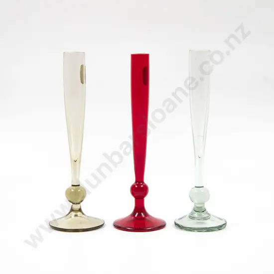 Whitefriars Three Elongated Specimen Vases