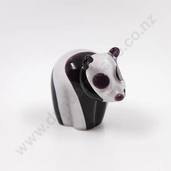 Wedgwood Mid C20th Glass Panda Ornament