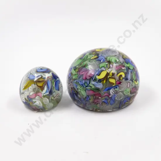 Two Murano Mid C20th Glass Paperweights