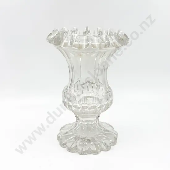 C19th Possible Irish Glass Mantel Urn