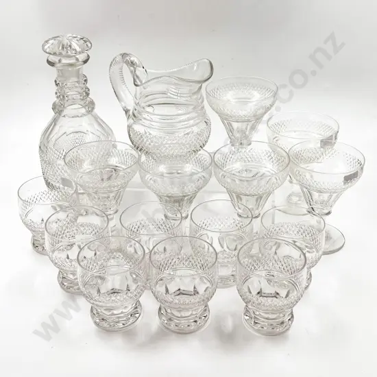 Early C20th Glass Suite