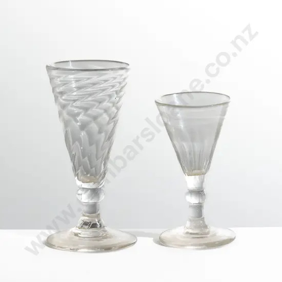 Two Georgian Wine Glasses