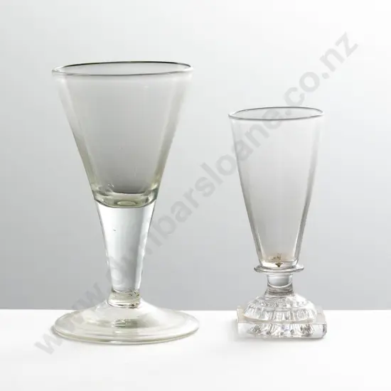Two Georgian Wine Glasses