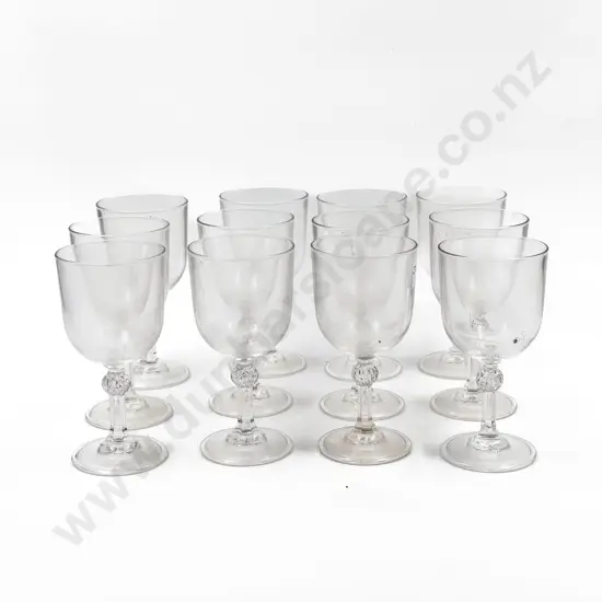 Set of Twelve Wine Goblets