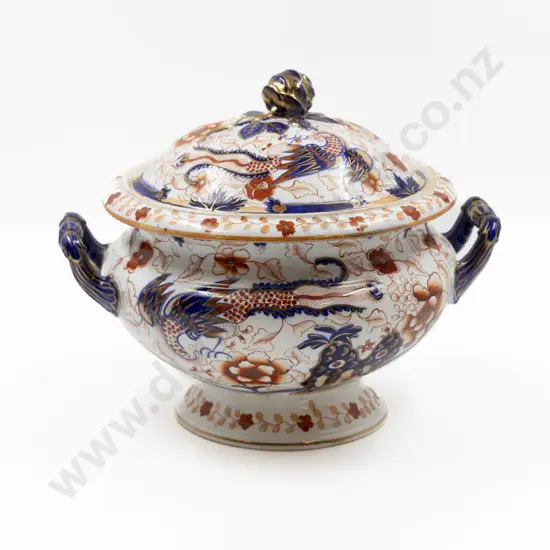 Mid C19th Possible Derby Soup Tureen & Cover