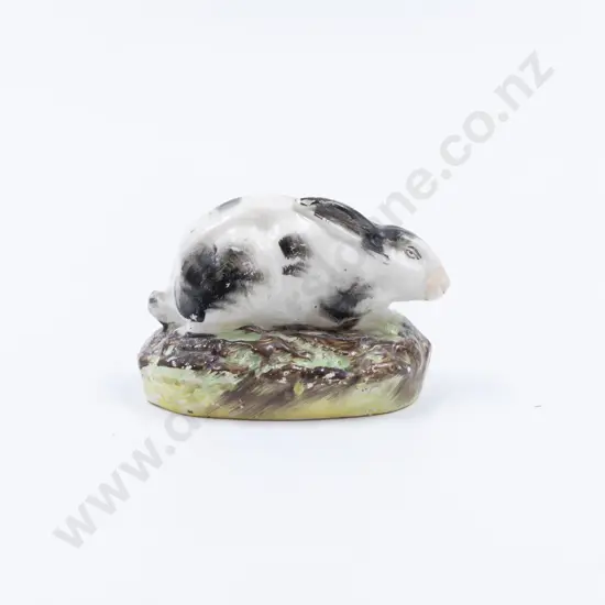 Late Victorian Small Staffordshire Figure of a Rabbit