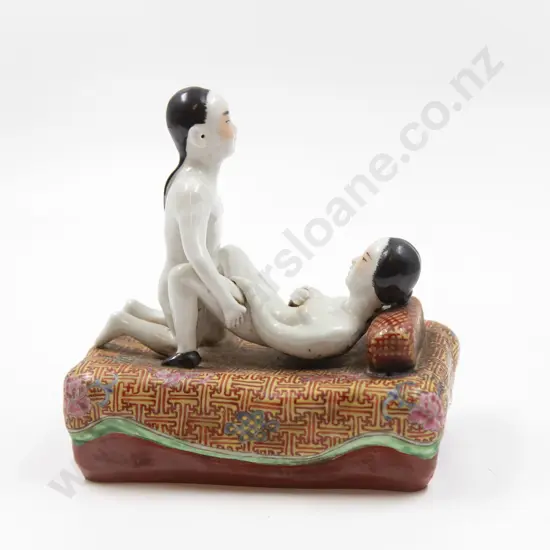 C20th Porcelain Erotic Figure Group