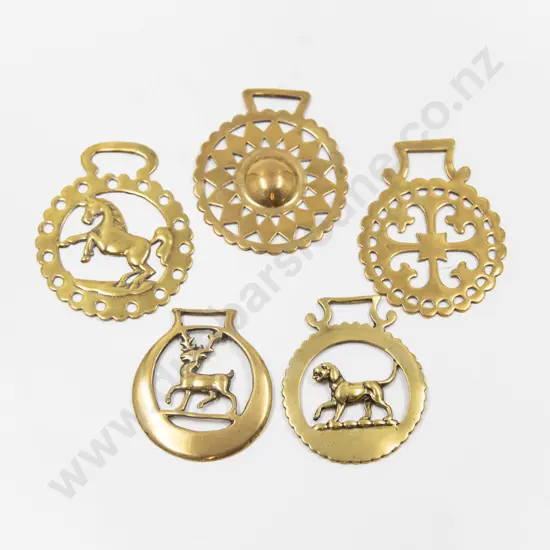Four Victorian Horse Brasses