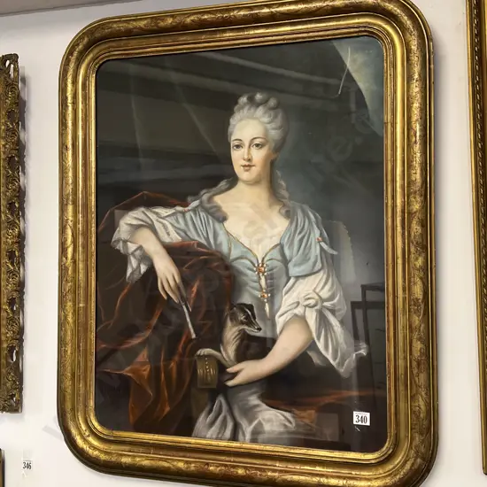 Georgian Style Pastel Portrait of a Lady