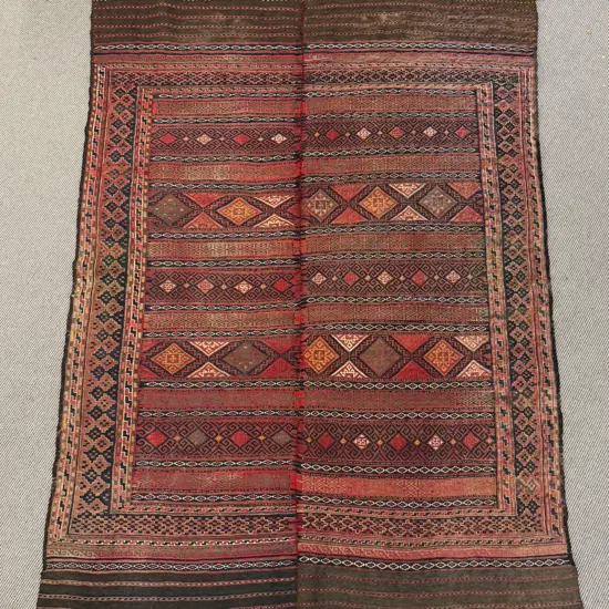 Antique Two Section Kelim Rug