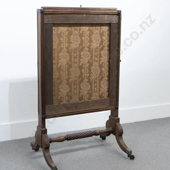 Regency Mahogany Fire Screen