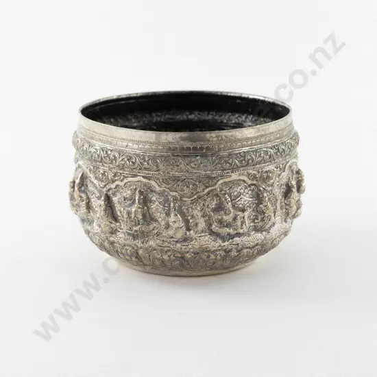 Indian Silver Fruit Bowl