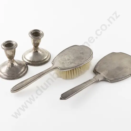 Pair Of S/S Dwarf Candlesticks