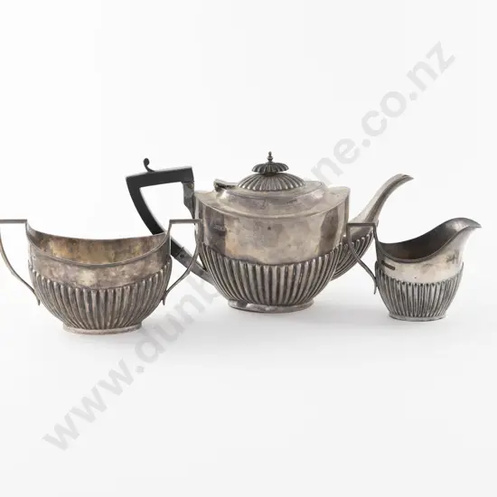 Geo V S/S 3 Piece Batchelors Teaset