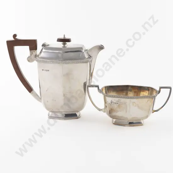 QEII S/S Hot Water Jug & Sugar Bowl