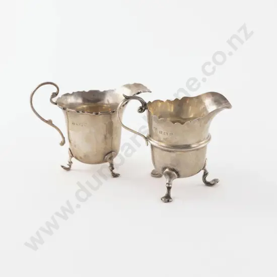 2 Small S/S Cream Jugs