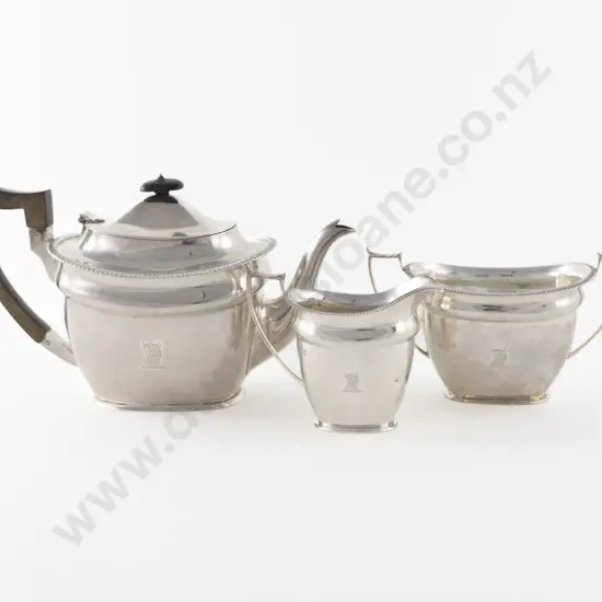 Edw VII S/S 3 Piece Teaset