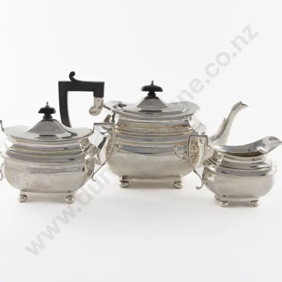 QEII S/S 3 Piece Teaset