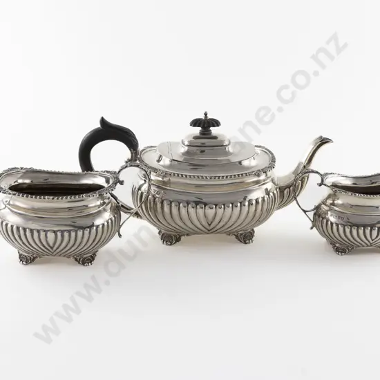 Geo V S/S 3 Piece Teaset