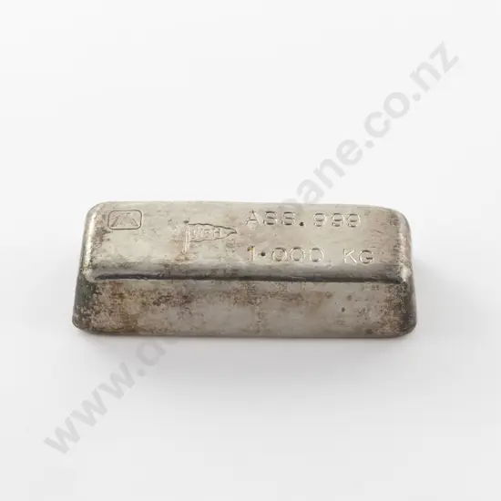 Walker & Hall 1kg S/S Bullion Bar