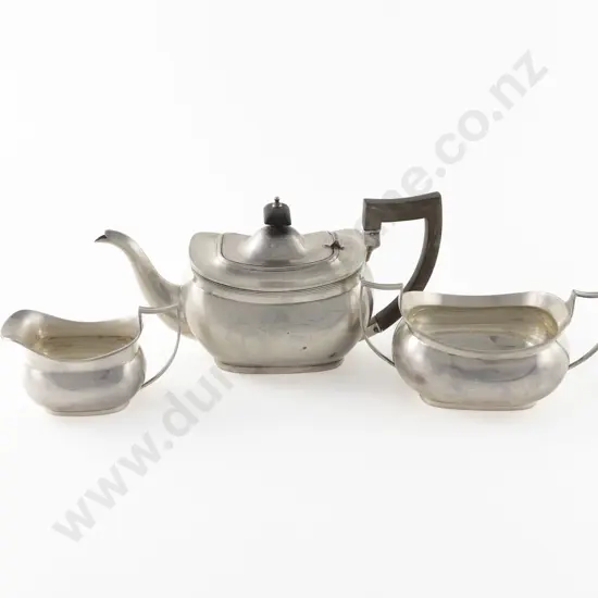 Geo V S/S 3 Piece Teaset
