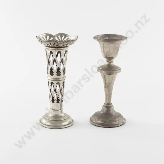 S/S Specimen Vase & Candlestick