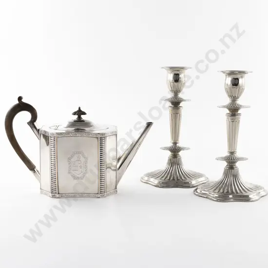 C19th Sheffield Plate Teapot