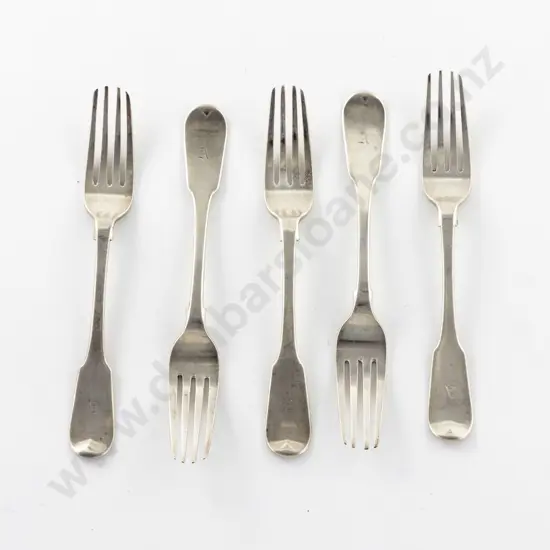 Set Of 5 Vict S/S Table Forks