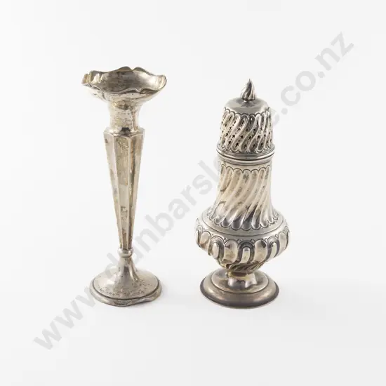 Late Vict Large S/S Sugar Caster