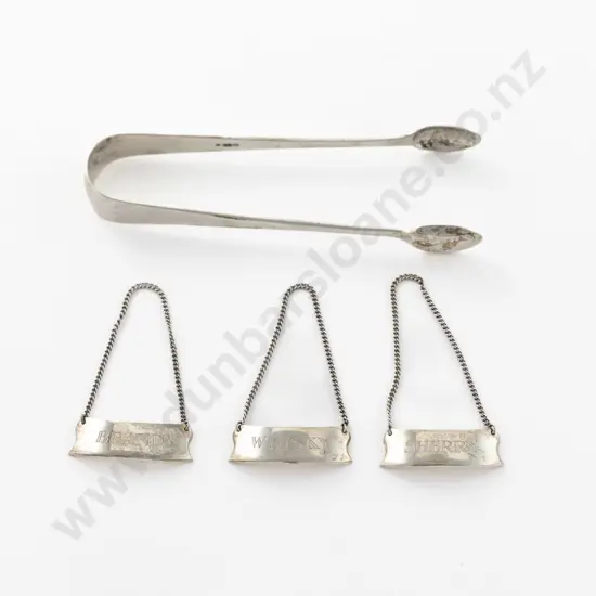 Pair Vict S/S Sugar Tongs