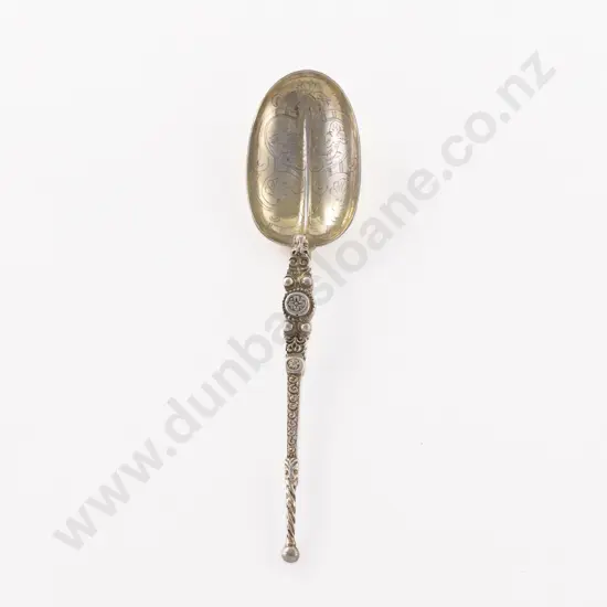 Geo V S/S Gilt Coronation Spoon