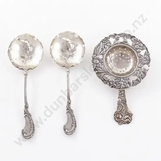 Dutch Silver Tea Strainer
