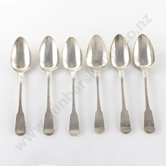 Set Of 6 Geo IV S/S Tablespoons By William Bateman