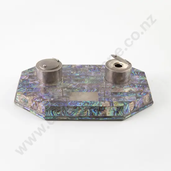 NZ S/S & Paua Shell Deskstand