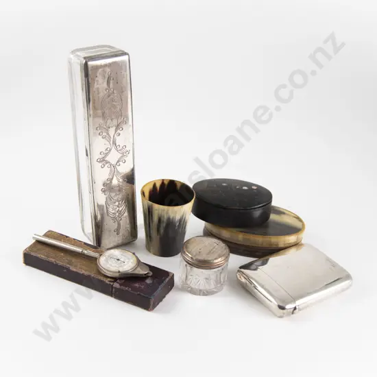 Victorian Scottish Horn Snuff Box