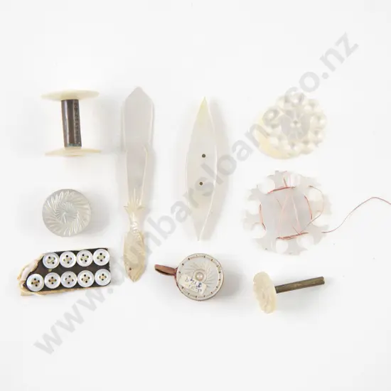 Victorian MOP Sewing Tools