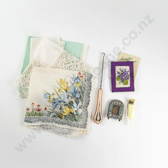 Lace and Silk Handkerchiefs