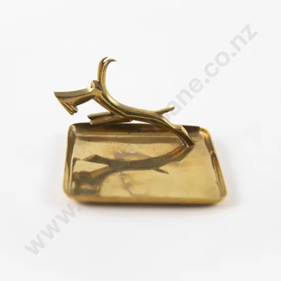 Art Deco WHW Hagenauer Brass Dog Dish