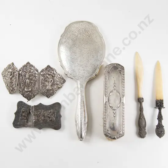 Group Of Mixed Silver Accoutrements