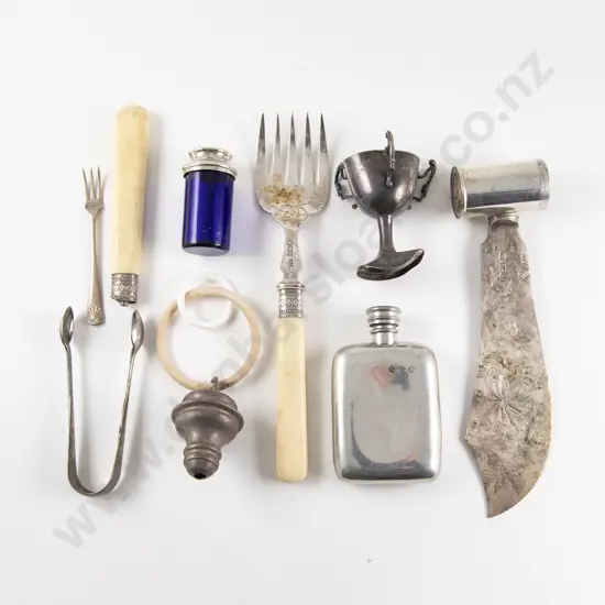 Small Group Of Mixed Scrap Silver (af)