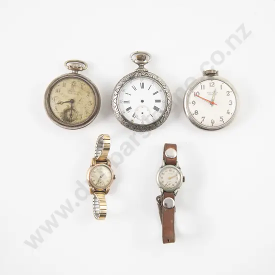 Two Westcox Pocket Ben Open Face Lever Wind Pocket Watches