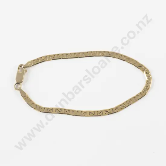 9ct Fancy Link Bracelet