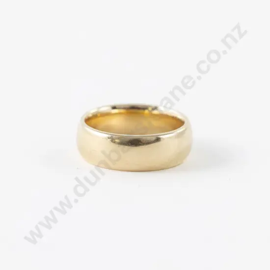 9ct Plain Wedding Band