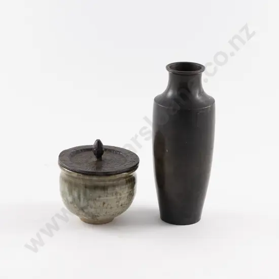 Bronze Vase & Other