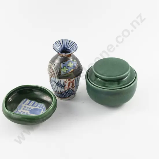 Aaron Scythe Vase & Bowl & Other