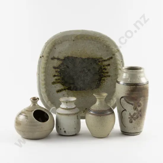 Five Pieces of NZ Pottery