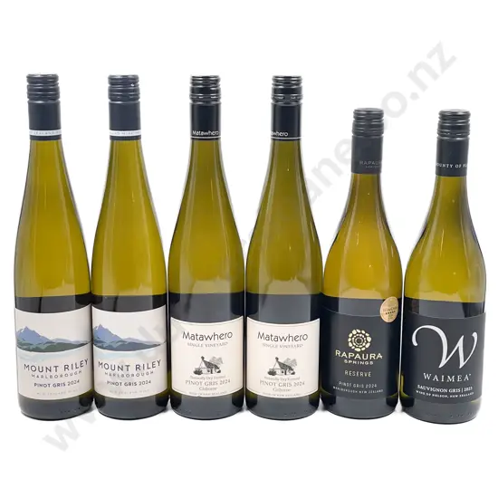 NZ Six Assorted Pinot Gris