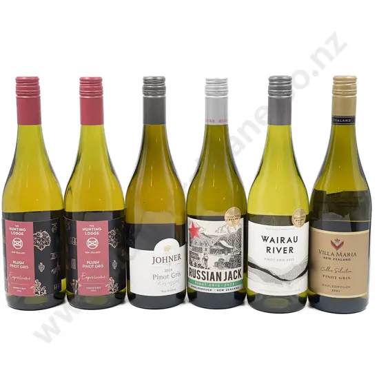 NZ Six Assorted Pinot Gris