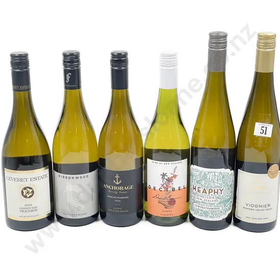 NZ Six Assorted White Wines